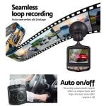 UL-tech 1080p 2.4″ Dual Lens Dash Cam