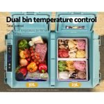 Glacio 60-litre Dual Zone 12/24V Portable Camping Fridge/Freezer