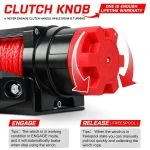 X-Bull 6,000lb 12V Boat / ATV Winch with Synthetic Cable and Wireless Remote