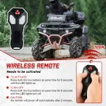 X-Bull 6,000lb 12V Boat / ATV Winch with Synthetic Cable and Wireless Remote