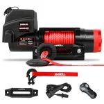 X-Bull 6,000lb 12V Boat / ATV Winch with Synthetic Cable and Wireless Remote