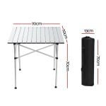 Weisshorn 70cm Roll Up Camping Table