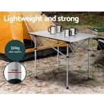Weisshorn 70cm Roll Up Camping Table