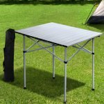 Weisshorn 70cm Roll Up Camping Table
