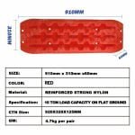 X-BULL Generation 2 Recovery Tracks – Red x 4 – With Mounting Pins