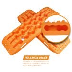 X-BULL Generation 2 Recovery Tracks – Orange x 4 – With Mounting Pins
