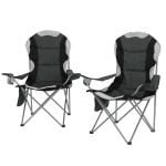 Weisshorn Folding Camping Chairs – Grey x 2