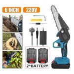 6″ Mini Electric Chainsaw with 2 Batteries