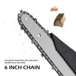 6″ Mini Electric Chainsaw with 2 Batteries