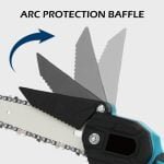 6″ Mini Electric Chainsaw with 2 Batteries