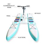 Water Bike with Paddle Board Outriggers