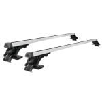 1450mm Universal Lockable Roof Rack Cross Bars – Silver