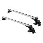 1450mm Universal Lockable Roof Rack Cross Bars – Silver