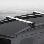 108cm Universal Lockable Roof Rack Cross Bars – Silver