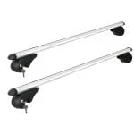 1360mm Universal Lockable Roof Rack Cross Bars – Silver