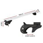 1360mm Universal Lockable Roof Rack Cross Bars – Silver