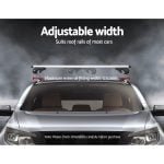 1360mm Universal Lockable Roof Rack Cross Bars – Silver