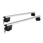 1240mm Universal Lockable Roof Rack Cross Bars – Silver