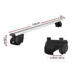 126cm Universal Lockable Roof Rack Cross Bars – Silver