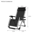 Kingsize Outdoor Folding Recliner Chair