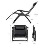 Kingsize Outdoor Folding Recliner Chair