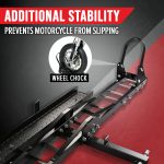 Tow-Hitch Mounted Motorcycle Carrier