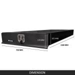 1.5m Underbody Roller Trundle Tool Box Draw – Black