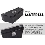 750mm Underbody Ute Tray Toolbox Set – Black Steel