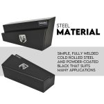 900mm Underbody Ute Tray Toolbox Set – Black Steel