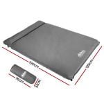 Weisshorn 4cm Self Inflating Double Mattress – Grey