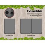 Weisshorn 4cm Self Inflating Double Mattress – Grey