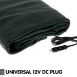 Laura Hill 12V Electric Blanket 150 x 110cm 12v – Black
