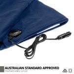 Laura Hill 12V Electric Blanket 150 x 110cm 12v – Navy Blue