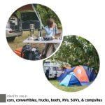 Laura Hill 12V Electric Blanket 150 x 110cm 12v – Navy Blue