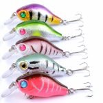 5 x 5.5cm Popper Crank Bait Fishing Lures