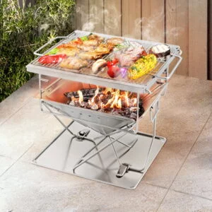 Grillz Portable BBQ and Fire Pit
