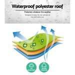 Instahut 3 x 3m Gazebo with Side Mesh Walls – Grey