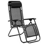 Wallaroo Zero Gravity Reclining Deck Chair – Black