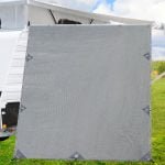2.1 x 1.8m Caravan Roll Out Awning Sun Shade Wall