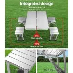 Weisshorn Folding 85cm Camping Picnic Table