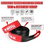 X-BULL Recovery Kit with Kinetic Rope