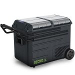 Gecko 55L Dual Zone Portable Fridge Freezer with onboard Lithium Battery, 12V/24V/240V