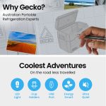 Gecko 65L Portable Fridge Freezer 12V/24V/240V