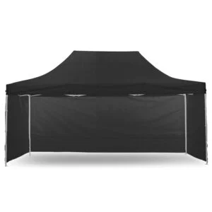 Wallaro 3 x 4.5m Gazebo Combo Pack - Black
