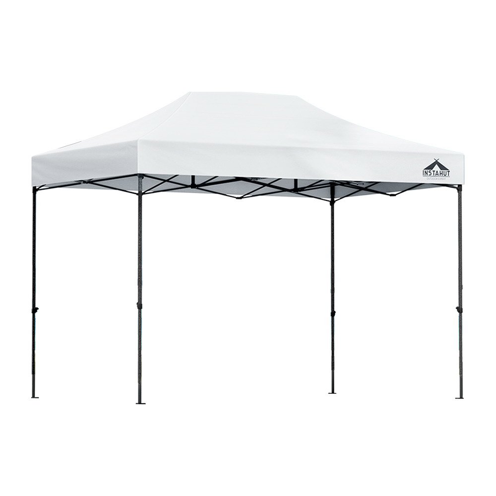 Instahut 3 x 4.5m Gazebo & Weights Pack - White - Major 4x4