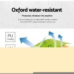 Instahut 3 x 4.5m Gazebo & Weights Pack – White