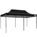 Instahut 6 x 3m Pop-Up Gazebo with Base Pods – Black