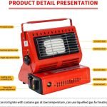 Butane Gas Heater – Red