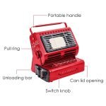 Butane Gas Heater – Red