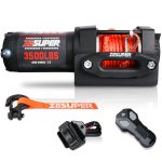 ZESUPER 3500LBS Electric Winch with Synthetic Rope